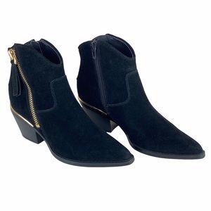 Guess Women's Ankle Boots Black Suede Size 6M